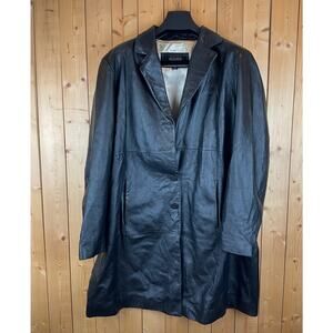 Men's Wilson's Leather Pelle Studio Leather Jacket, Black - Size 3XL